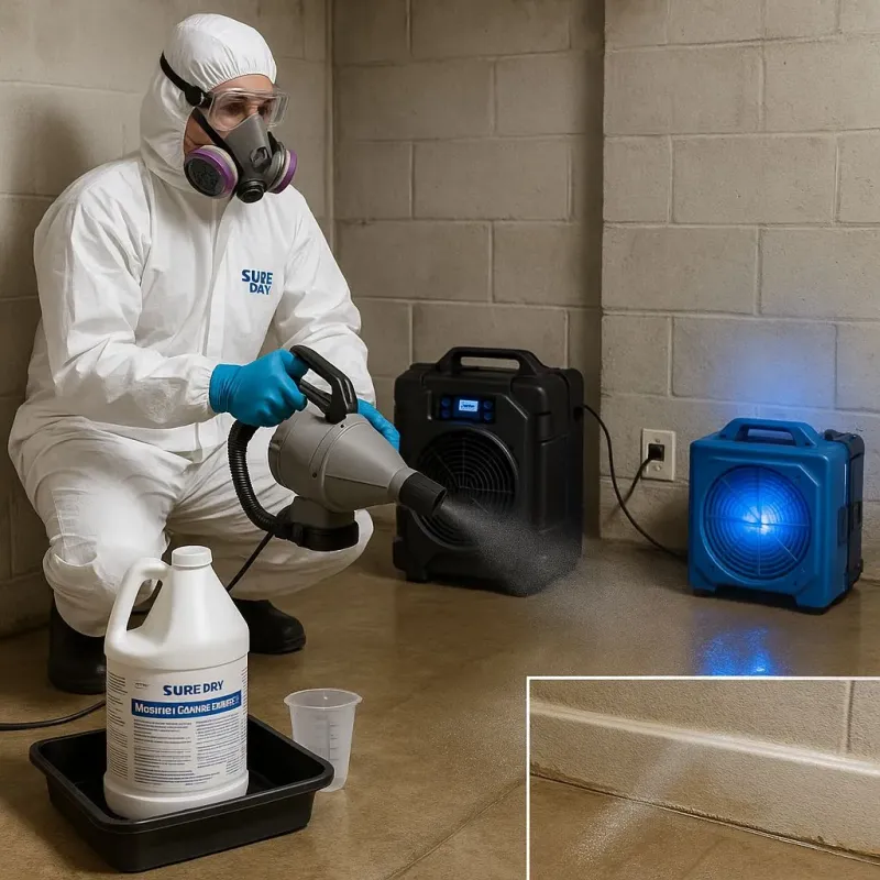 Sanitization and Odor Removal process in Barker Heights, NC