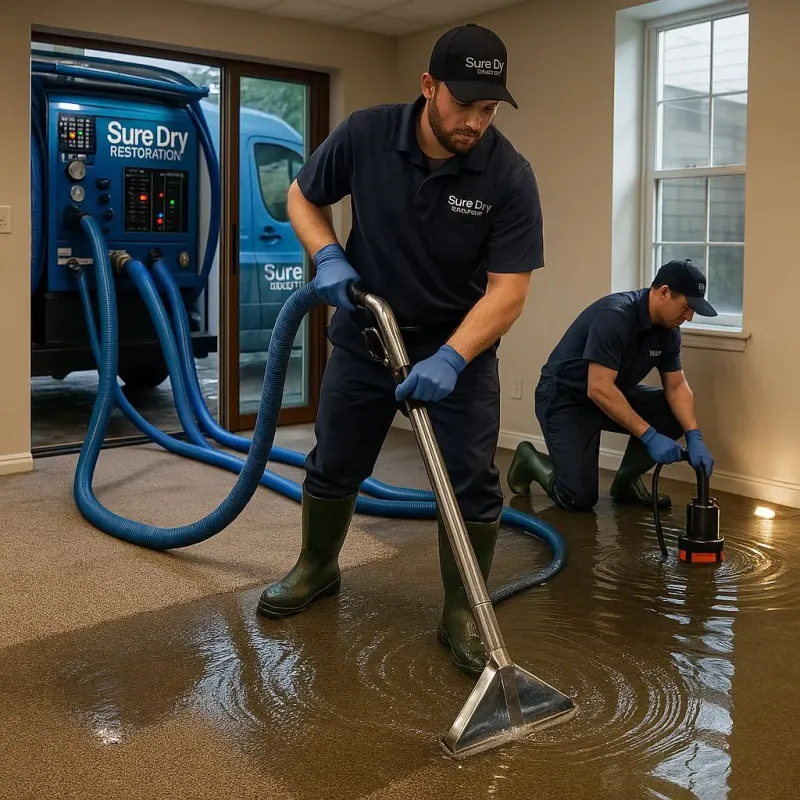 Water Extraction and Removal process in Barker Heights, NC